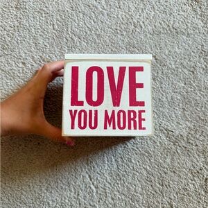 Love You More Decorative Box